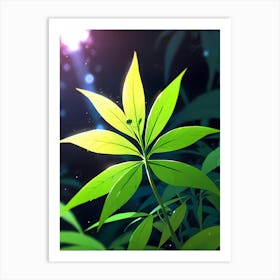 Marijuana Leaf 1 Art Print