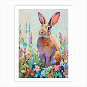 Rex Rabbit Painting 3 Art Print