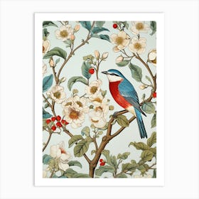 Bird On A Branch 58 Art Print