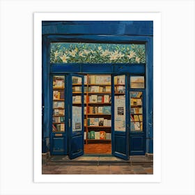 Warsaw Book Nook Bookshop 3 Art Print