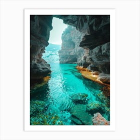 Caves In The Mountains 1 Art Print