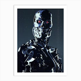 Terminator 2 T1000 Art Print