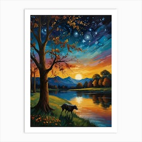 Starry Night 39 Art Print