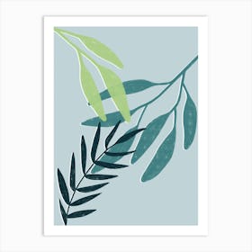 Eucalyptus Leaves Art Print