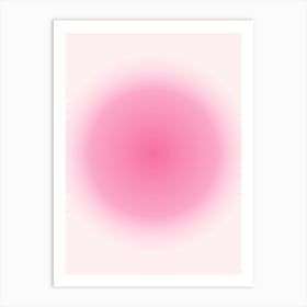 Abstract Pink Background Art Print