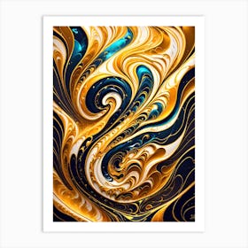 Abstract Painting, Abstract Art, Abstract Painting, Fractal Art, Fractal Art Art Print