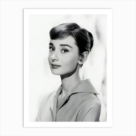 Audrey Hepburn Celebrity Art Print