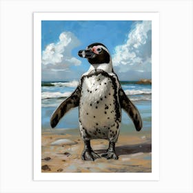 African Penguin St Art Print