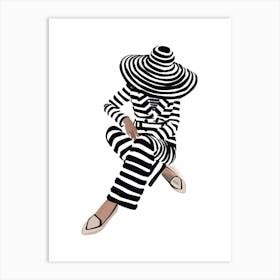 Fashion Stripes Art Print