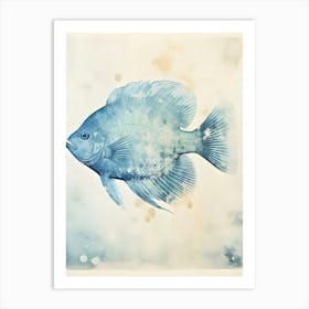 Blue Fish Art Print