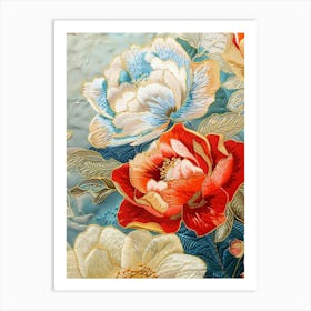 Chinese Flower Painting 105 Art Print