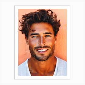 Portrait Of A Young Man Art Print