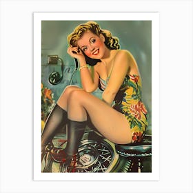 Pin Up Girl 33 Art Print