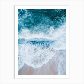 Aerial View Of The Ocean 11 Art Print