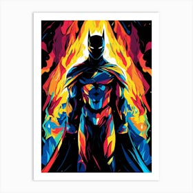 Batman Popart 2 Art Print