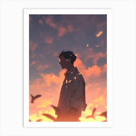 Sunset Solace Art Print