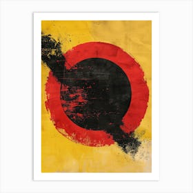 Black Circle Art Print