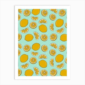 Lemon Print Art Print