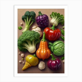 Fresh Vegetables Art Print