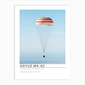 Soyuz Ms-02 Art Print