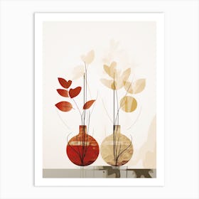 Two Vases Art Print