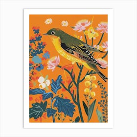 Spring Birds Chimney Swift 4 Art Print
