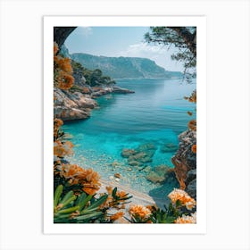 Mediterranean Coast Art Print