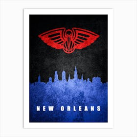 New Orleans Pelicans Art Print