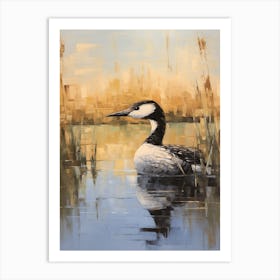 Bird Painting Common Loon 4 Art Print