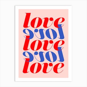 Love Blush Art Print