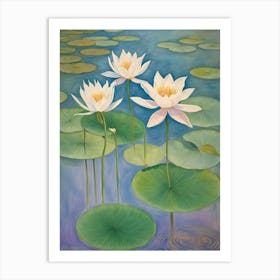 Water Lily Dream Art Print