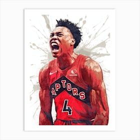 Scottie Barnes Toronto Raptors Art Print