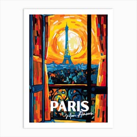 Paris Mon Amour 3 Art Print