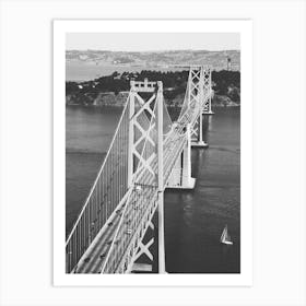 Aerial Bridge Scenery Art Print