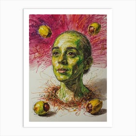 'The Green Woman' Art Print