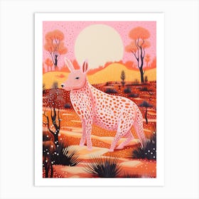 Polka Dot Animal In The Wild Art Print