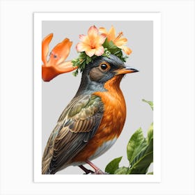 Robin 8 Art Print