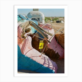 California Desert Snake on Film Art Print