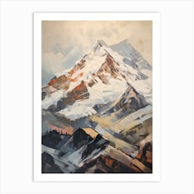 Monte Rosa Switzerland Italy 1 Mountain Painting Art Print