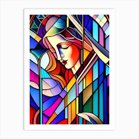 StainedGlassSounds2 Art Print