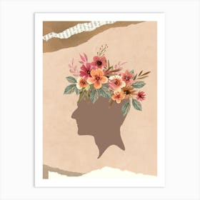 Flower Head Art Print