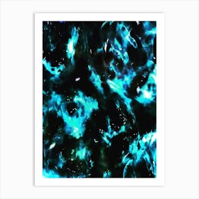 Blue Cenote Art Print