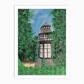 Plas Newydd Gardens Art Print