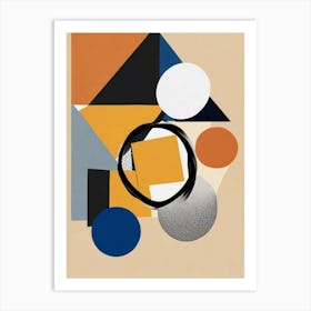 Modern Geometric Shapes Art Print (1) Art Print