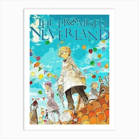 The Promised Neverland Anime Art Print