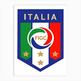 Italy Fc Logo Art Print