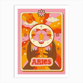Zodiac Aries Art Print
