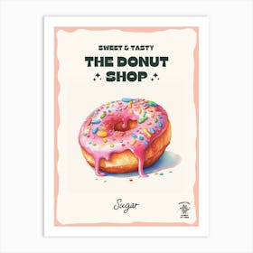 Sugar Donut The Donut Shop 2 Art Print