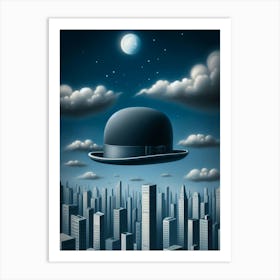 Hat In The Sky Art Print