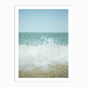 Splash Sea Water - Le Marche Beach, Italy 1 Art Print